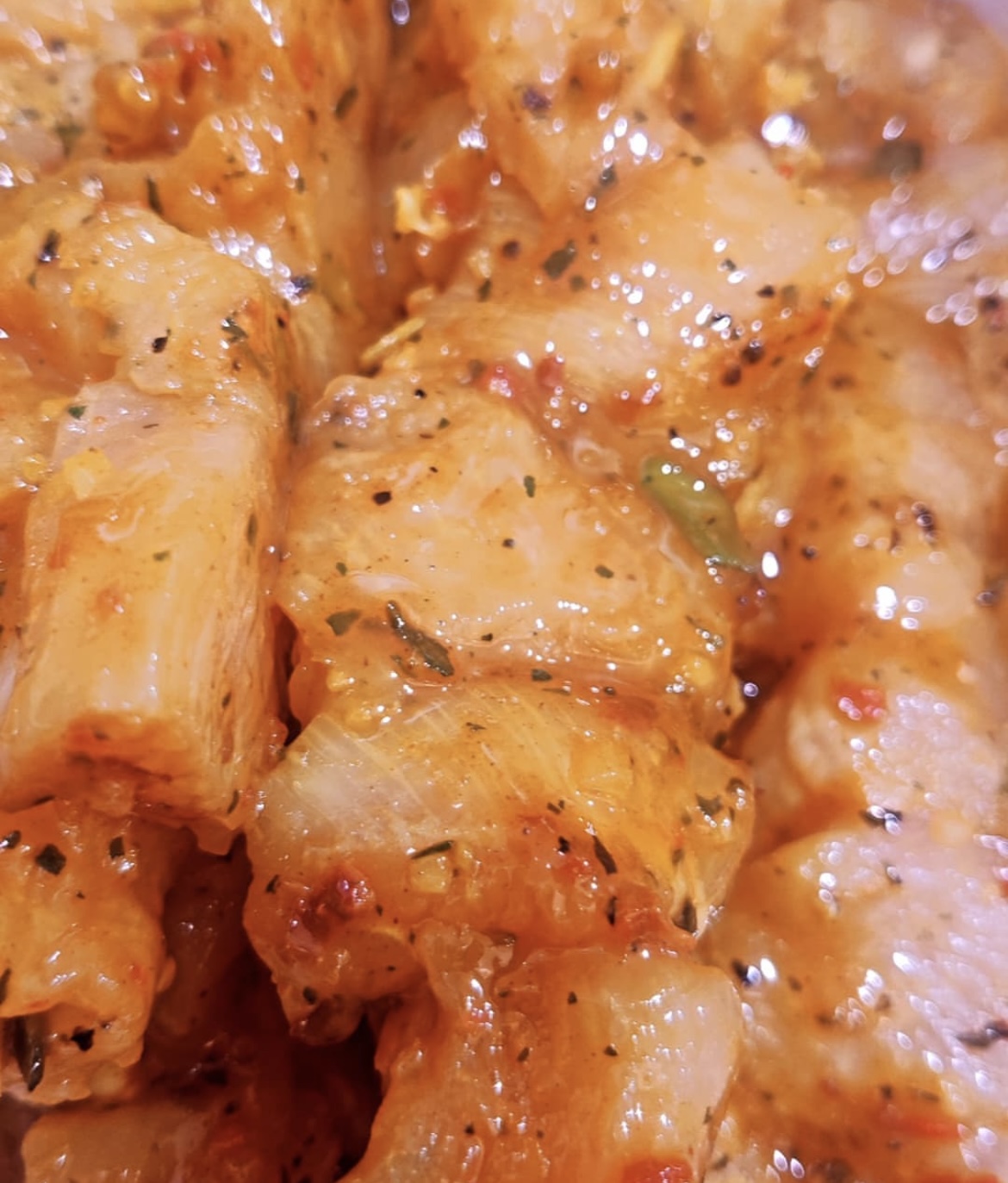 pinchitos de pollo al curry ( 4 unidades )