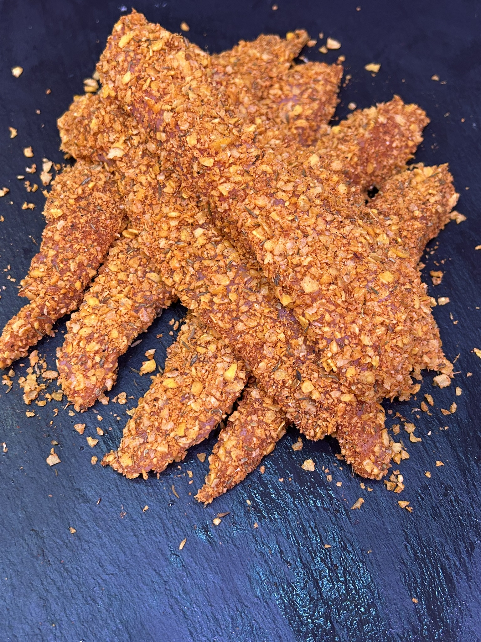 fingers de pollo crunch (elaborado casero)